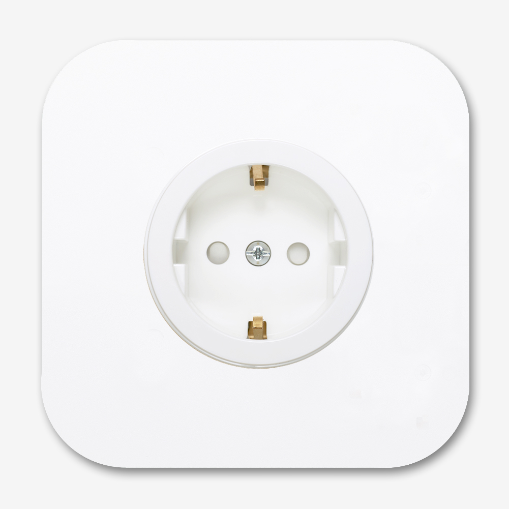 30.10.02.001w.cube - Vectis Cube series 1-fach Retro Steckdose